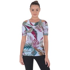 Hh F 5940 1463781439 Shoulder Cut Out Short Sleeve Top by tracikcollection