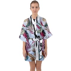 Hh F 5940 1463781439 Half Sleeve Satin Kimono  by tracikcollection