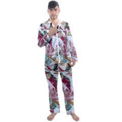 Spring/ Summer 2021 Men s Long Sleeve Satin Pajamas Set by tracikcollection