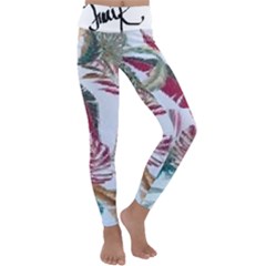 Spring/ Summer 2021 Kids  Lightweight Velour Classic Yoga Leggings by tracikcollection