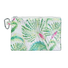  Palm Trees By Traci K Canvas Cosmetic Bag (large) by tracikcollection