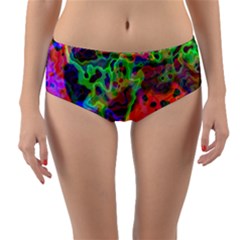Electric Reversible Mid-waist Bikini Bottoms by JustToWear