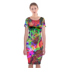 Electric Classic Short Sleeve Midi Dress by JustToWear
