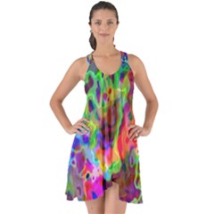 Electric Show Some Back Chiffon Dress