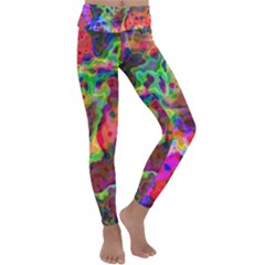 Electric Kids  Lightweight Velour Classic Yoga Leggings by JustToWear