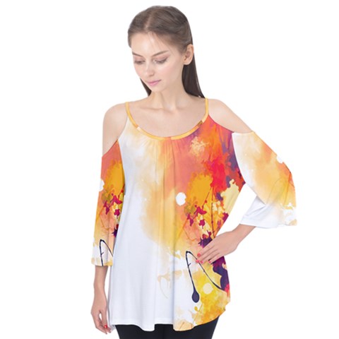 Autumn Paint Flutter Tees by goljakoff