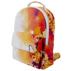 Autumn Paint Flap Pocket Backpack (small) by goljakoff