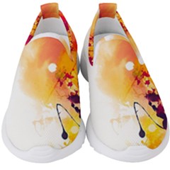 Autumn Paint Kids  Slip On Sneakers by goljakoff