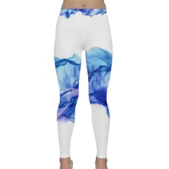 Blue Smoke Classic Yoga Leggings by goljakoff