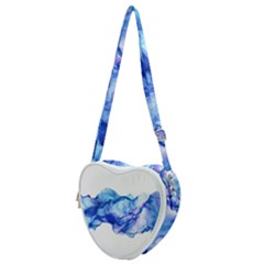 Blue Smoke Heart Shoulder Bag by goljakoff