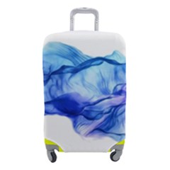 Blue Smoke Luggage Cover (small) by goljakoff