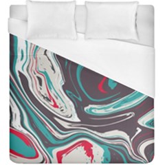 Vector Vivid Marble Pattern 1 Duvet Cover (king Size) by goljakoff