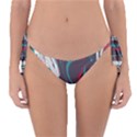 Vector Vivid Marble Pattern 1 Reversible Bikini Bottom View1