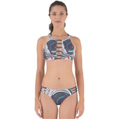 Vector Vivid Marble Pattern 1 Perfectly Cut Out Bikini Set by goljakoff