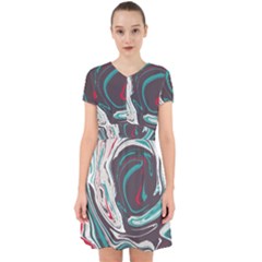 Vector Vivid Marble Pattern 1 Adorable In Chiffon Dress by goljakoff