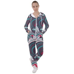 Vector Vivid Marble Pattern 1 Women s Tracksuit by goljakoff