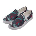 Vector Vivid Marble Pattern 1 Women s Canvas Slip Ons View2