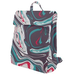 Vector Vivid Marble Pattern 1 Flap Top Backpack by goljakoff