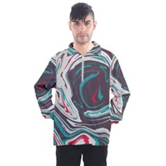 Vector Vivid Marble Pattern 1 Men s Half Zip Pullover by goljakoff