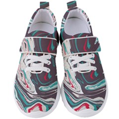Vector Vivid Marble Pattern 1 Women s Velcro Strap Shoes by goljakoff