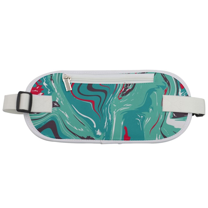 Vector Vivid Marble Pattern 2 Rounded Waist Pouch