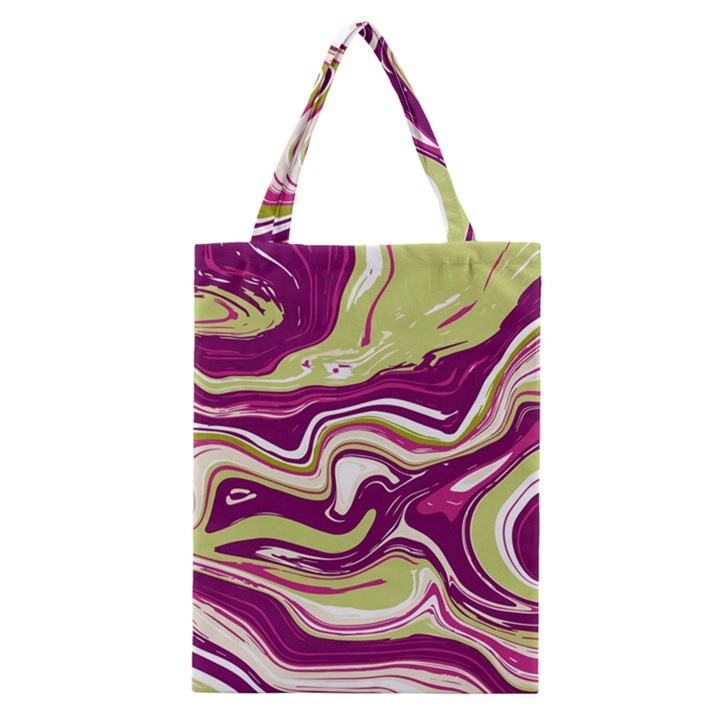 Vector Vivid Marble Pattern 5 Classic Tote Bag