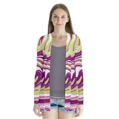 Vector Vivid Marble Pattern 5 Drape Collar Cardigan by goljakoff