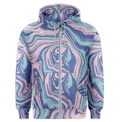 Vector Vivid Marble Pattern 10 Men s Zipper Hoodie by goljakoff