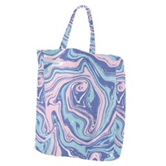 Vector Vivid Marble Pattern 10 Giant Grocery Tote by goljakoff