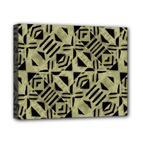 Linear Geometric Print Pattern Mosaic 2 Canvas 10  X 8  (stretched) by dflcprintsclothing