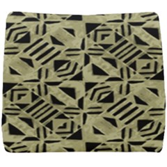 Linear Geometric Print Pattern Mosaic 2 Seat Cushion by dflcprintsclothing