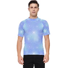 Heavenly Flowers Men s Short Sleeve Rash Guard by SychEva