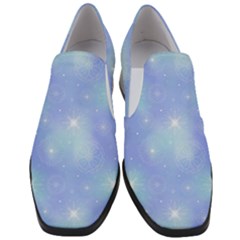 Heavenly Flowers Women Slip On Heel Loafers by SychEva