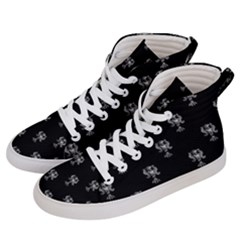 Ancient Greek Artwork Motif Pattern Women s Hi-top Skate Sneakers by dflcprintsclothing