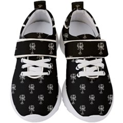 Ancient Greek Artwork Motif Pattern Kids  Velcro Strap Shoes by dflcprintsclothing