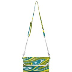 Green Vivid Marble Pattern Mini Crossbody Handbag by goljakoff