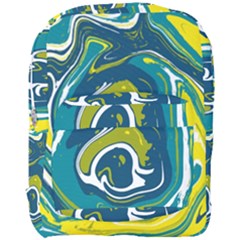 Green Vivid Marble Pattern 14 Full Print Backpack by goljakoff