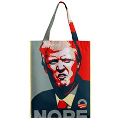 Trump Nope Zipper Classic Tote Bag