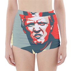 Trump Nope High-waisted Bikini Bottoms by goljakoff