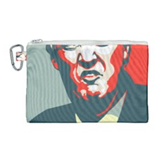 Trump Nope Canvas Cosmetic Bag (large) by goljakoff