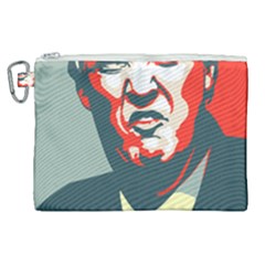 Trump Nope Canvas Cosmetic Bag (xl) by goljakoff