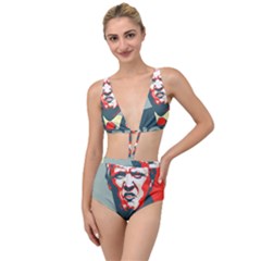 Trump Nope Tied Up Two Piece Swimsuit by goljakoff