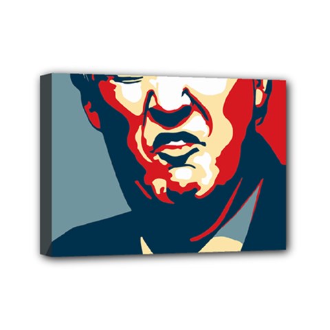 Trump2 Mini Canvas 7  X 5  (stretched) by goljakoff