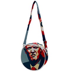 Trump2 Crossbody Circle Bag by goljakoff