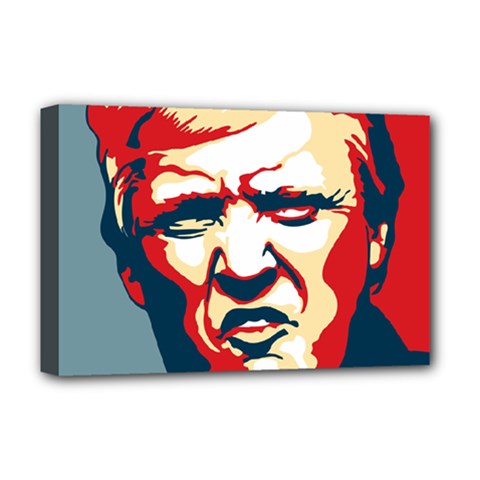 Trump Pop Art Deluxe Canvas 18  X 12  (stretched) by goljakoff