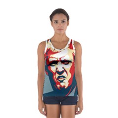 Trump Pop Art Sport Tank Top  by goljakoff