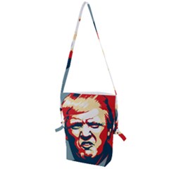 Trump Pop Art Folding Shoulder Bag by goljakoff