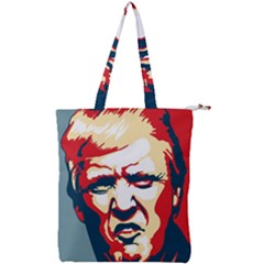 Trump Pop Art Double Zip Up Tote Bag by goljakoff