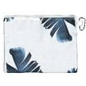 Blue banana leaves Canvas Cosmetic Bag (XXL) View2