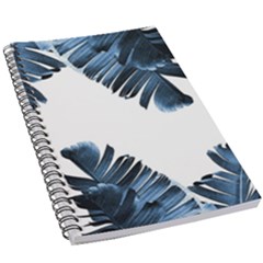 Blue Banana Leaves 5 5  X 8 5  Notebook by goljakoff